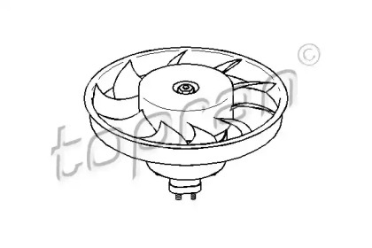 Вентилятор (TOPRAN: 110 829)