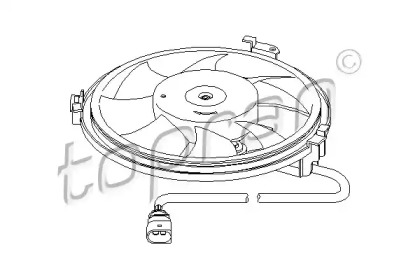Вентилятор (TOPRAN: 110 830)