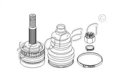 Шарнирный комплект (TOPRAN: 206 115)