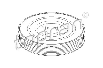 Ременный шкив (TOPRAN: 207 342)