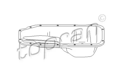 Масляный поддон (TOPRAN: 205 595)