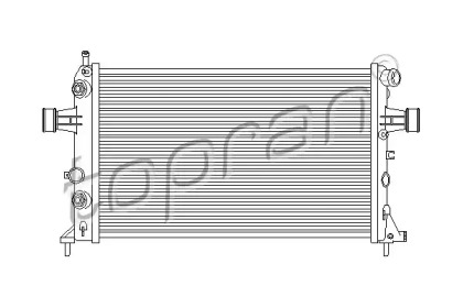 Теплообменник (TOPRAN: 206 972)