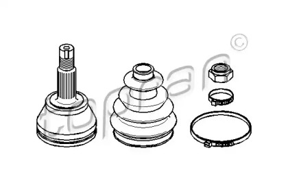 Шарнирный комплект (TOPRAN: 300 886)