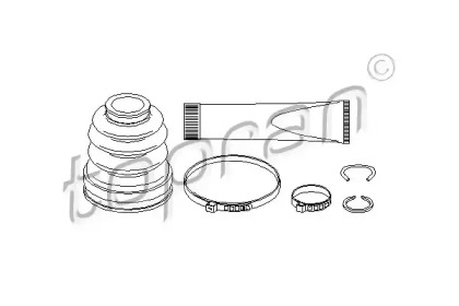 Комплект пыльника (TOPRAN: 301 941)