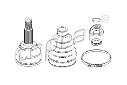 Шарнирный комплект (TOPRAN: 301 925)
