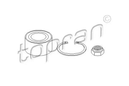 Комплект подшипника (TOPRAN: 300 822)