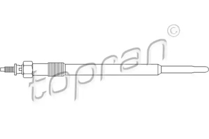 Свеча накаливания (TOPRAN: 302 116)