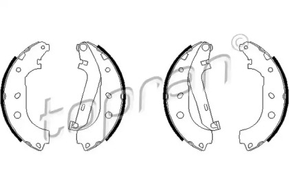 Комлект тормозных накладок (TOPRAN: 302 331)