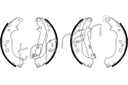 Комлект тормозных накладок (TOPRAN: 302 289)