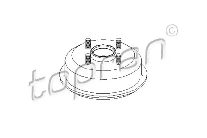 Тормозный барабан (TOPRAN: 301 015)