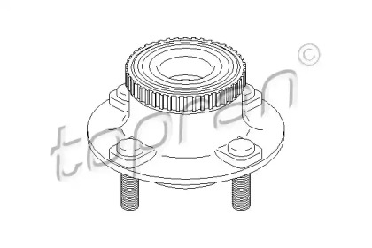 Ступица колеса (TOPRAN: 300 280)