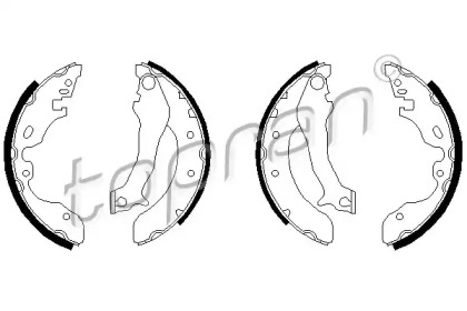 Комлект тормозных накладок (TOPRAN: 301 316)