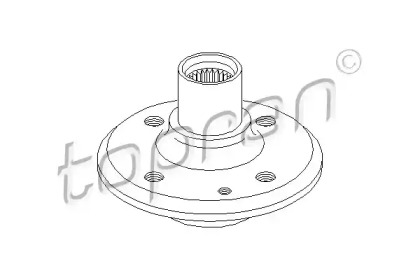 Ступица колеса (TOPRAN: 500 358)