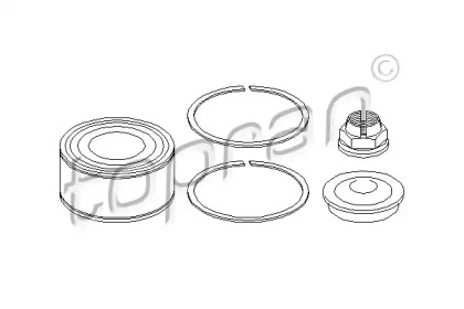 Комплект подшипника (TOPRAN: 700 637)