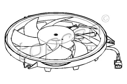 Вентилятор (TOPRAN: 721 533)