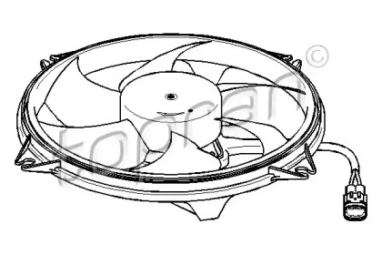 Вентилятор (TOPRAN: 721 542)