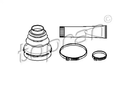 Комплект пыльника (TOPRAN: 721 160)