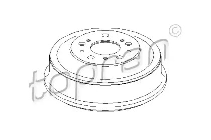 Тормозный барабан (TOPRAN: 721 171)
