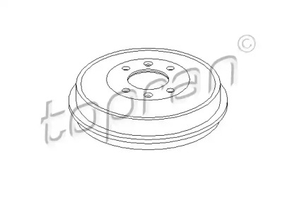 Тормозный барабан (TOPRAN: 721 188)