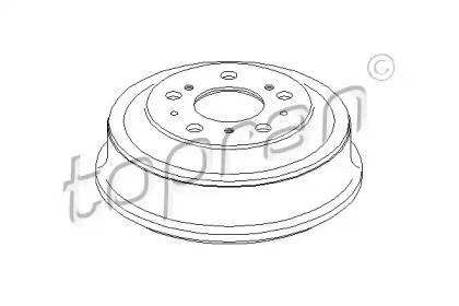 Тормозный барабан (TOPRAN: 721 192)