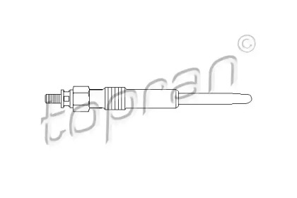 Свеча накаливания (TOPRAN: 720 280)