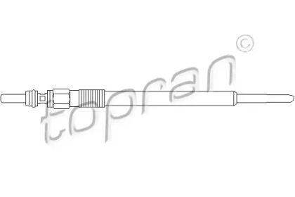 Свеча накаливания (TOPRAN: 721 428)