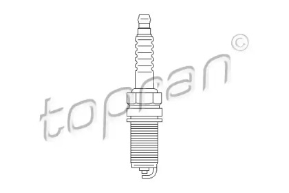 Свеча зажигания (TOPRAN: 721 024)