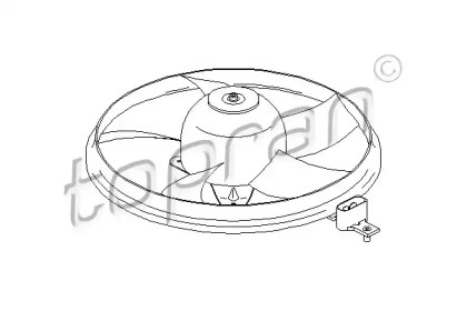 Вентилятор (TOPRAN: 112 320)