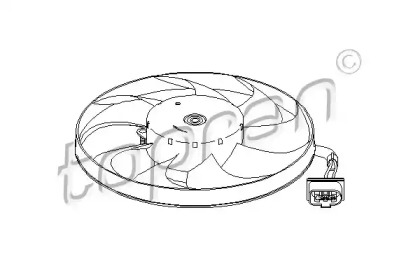 Вентилятор (TOPRAN: 111 351)