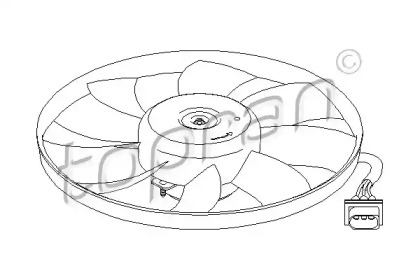 Вентилятор (TOPRAN: 111 452)