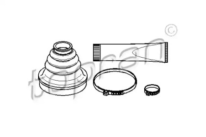 Комплект пыльника (TOPRAN: 722 464)