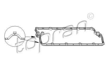 Прокладкa (TOPRAN: 112 906)