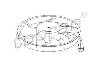 Вентилятор (TOPRAN: 207 916)
