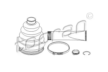 Комплект пыльника (TOPRAN: 207 927)