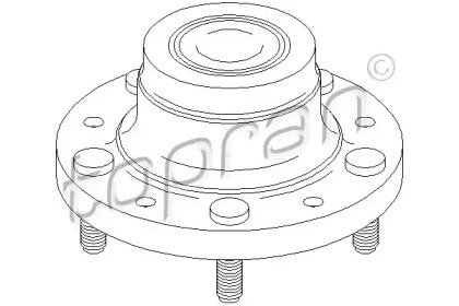 Ступица колеса (TOPRAN: 304 089)