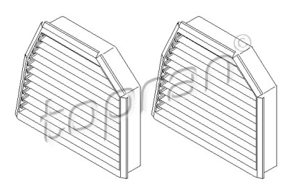 Фильтр (TOPRAN: 407 739)