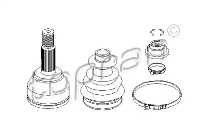 Шарнирный комплект (TOPRAN: 304 003)