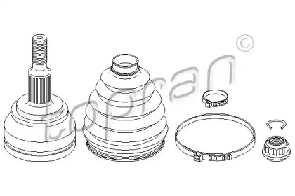 Шарнирный комплект (TOPRAN: 112 997)