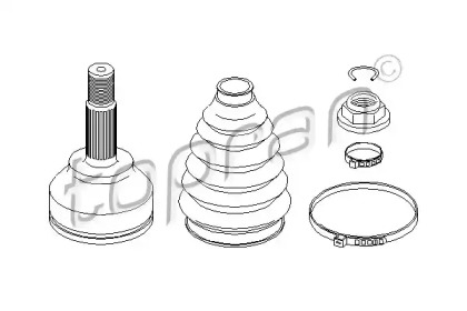 Шарнирный комплект (TOPRAN: 304 008)