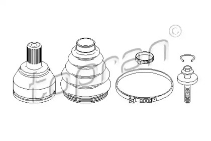 Шарнирный комплект (TOPRAN: 304 004)