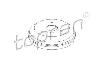 Тормозный барабан (TOPRAN: 407 935)
