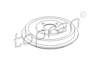 Тормозный барабан (TOPRAN: 113 172)