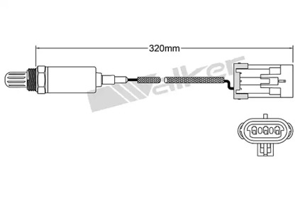 Датчик (WALKER PRODUCTS: 250-21038)