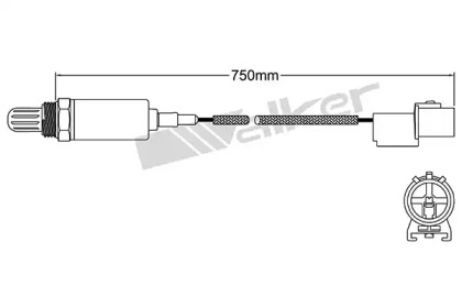 Датчик (WALKER PRODUCTS: 250-21066)