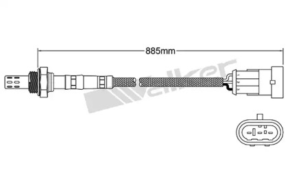 Датчик (WALKER PRODUCTS: 250-23106)