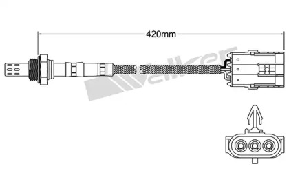 Датчик (WALKER PRODUCTS: 250-23141)