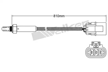 Датчик (WALKER PRODUCTS: 250-23143)