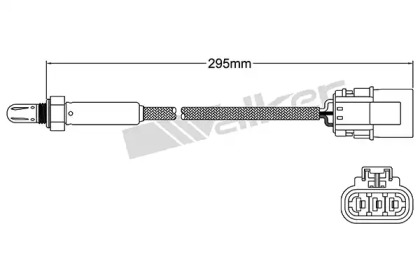 Датчик (WALKER PRODUCTS: 250-23523)