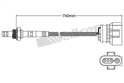 Датчик (WALKER PRODUCTS: 250-24147)