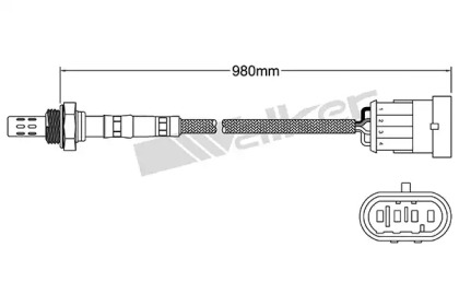 Датчик (WALKER PRODUCTS: 250-24588)